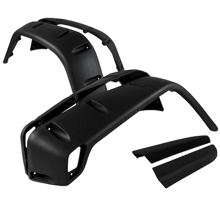 Spec-D Tuning 97-06 Jeep Wrangler Fender Flare FDF-WRG97B-PK-RS